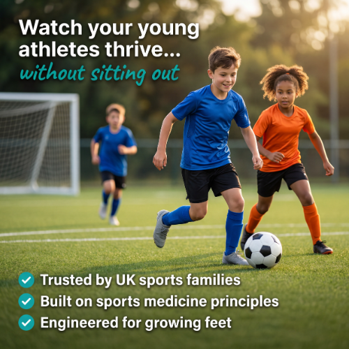 Kintex Youth Heel Support Sleeve - Compression Relief for Active Kids