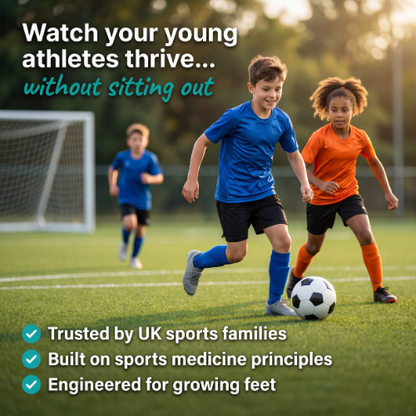 Kintex Youth Heel Support Sleeve - Compression Relief for Active Kids